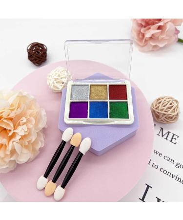 GZMAYUEN 6 Colors Chrome Nail Powder Metallic Gold Sliver Blue Purple Green Red Mirror Effect Nail Pigment Chrome Powder Set 14 - Buy Online on GoSupps.com