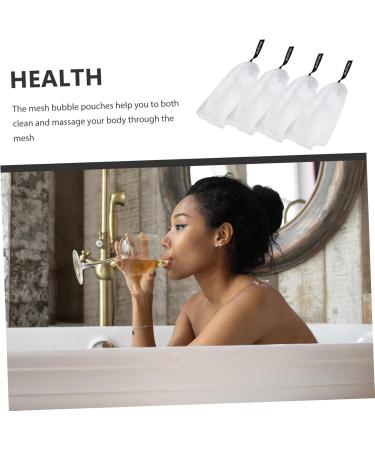 Baluue 40 Pcs Double Layer Foaming Sponge Soap Mesh Holders Soap Receive Bag Soap Mesh Bags Soap Holders or - Buy Online on GoSupps.com