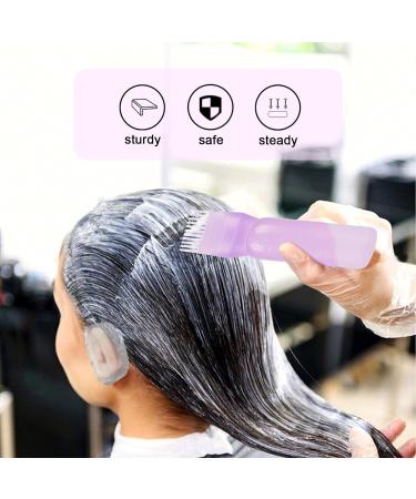 9 Pcs Root Comb Applicator Bottle Set with Disposable Tool Kit Hair Oil Applicator Bottle for Salon Dry Cleaning Dyeing and Perming Hair Dye Brush Bottle for Treat Hair At Home(Pink+White+Purple) - Buy Online on GoSupps.com