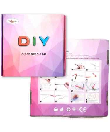 Maydear Punch Needle Starter Kit - Owl Couple Design | Beginner Cartoon Rug Hooking Set with Embroidery Pen and Hoop - Buy Online on GoSupps.com