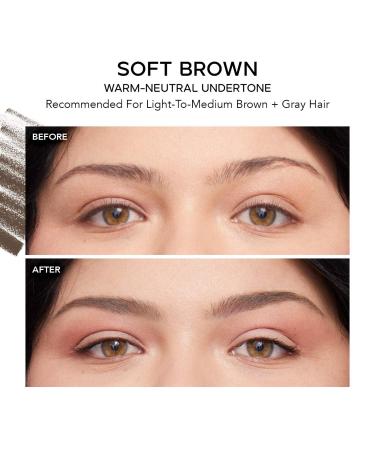 HAUS LABORATORIES By Lady Gaga Edge Precision Brow Pencil - Soft Brown | .002 Oz. | Natural Hairlike Strokes & All Day Wear - Buy Online on GoSupps.com
