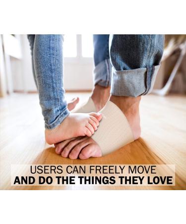 Physix Gear Foot Bandage - Immediate Pain Relief for Flat Feet Heel Spur & Plantar Fasciitis | Supportive Flat Foot Brace - Buy Online on GoSupps.com