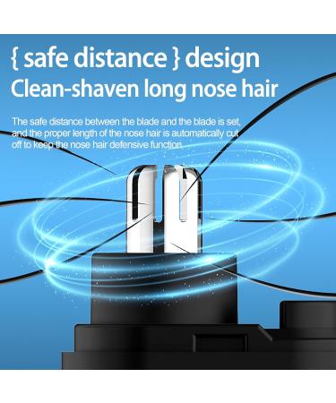 2024 Ear and Nose Hair Trimmer for Men & Women - Painless Eyebrow & Facial Hair Removal Rechargeable waterproof Double-Edged Blade - Buy Online on GoSupps.com