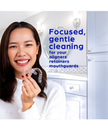 Crest Aligner Care Clean & Clarify Kit - Brush & 1.6 oz Cleansing Gel for Aligners, Retainers, Mouthguards - Buy Online on GoSupps.com