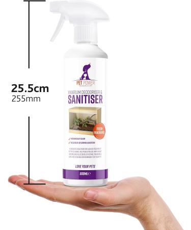 Pet Power - Vivarium Deodoriser and Sanitiser - 500ml - Buy Online on GoSupps.com