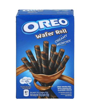Oreo Wafer Roll Bundle - 2x Chocolate (54g) | White & Milk Chocolate | Heartforcards Shipping Protection - International Delivery - Buy Online on GoSupps.com