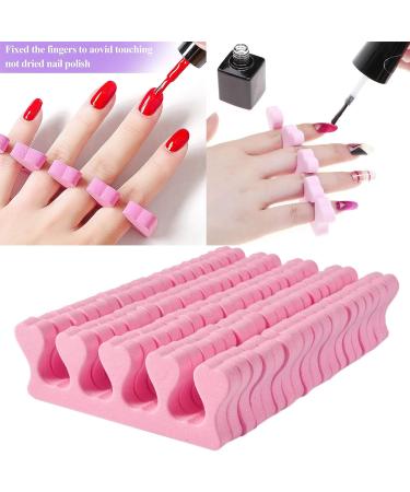 60 PCS Soft Sponge Toe Separators for Manicure & Pedicure - Nail Art Dividers for Toe & Finger Relaxation - Buy Online on GoSupps.com