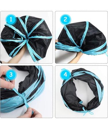 Baguuaray Cat Tunnel Collapsible 2 Way Interactive Pet Play Toy for Indoor Outdoor - Ideal for Puppy, Kitten, Rabbits, Guinea Pig - Buy Online on GoSupps.com