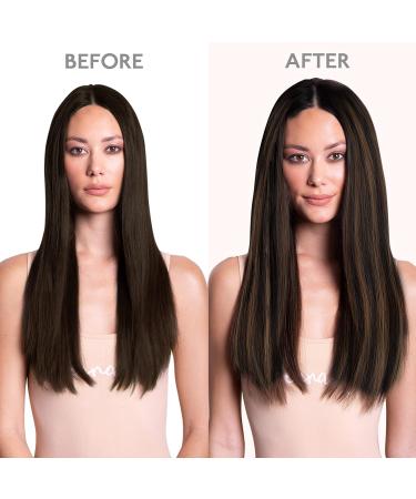 20 Inch Balayage Tape In Extensions - Real Hair #1B/6/1B Silky Straight 50cm Remy Hair 20Pcs Invisible Weft - Buy Online on GoSupps.com