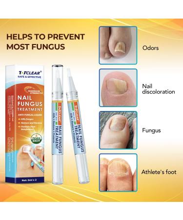 TOTCLEAR Nail Repair Treatment - Renew Damaged Toenail and Fingernail - 2 PCS - Buy Online on GoSupps.com