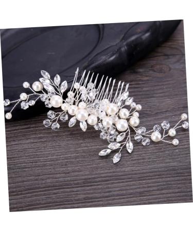 FRCOLOR 3 Pieces Hair Comb for the Bride Tiara Bridal Hair Comb Bridal Comb Crystal Headwear Accessories Banquet - Buy Online on GoSupps.com