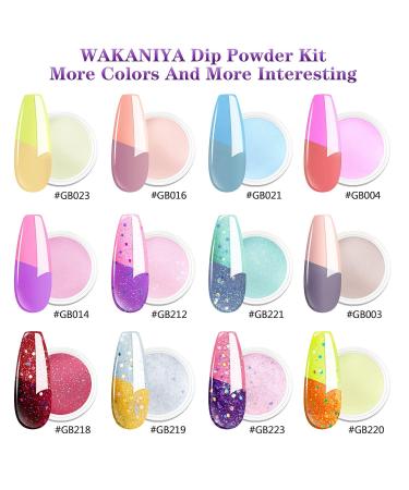 Dipping Powder Nails Set - 12 Sun Changing Colors | Easy Dip Manicure Kits for Home & Salon - Buy Online on GoSupps.com