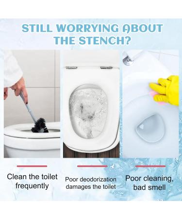 Toilet Gel Stamp with Oil Surfactant Material 7.6oz Bathroom Bring Convenience for Deodorizing - Buy Online on GoSupps.com