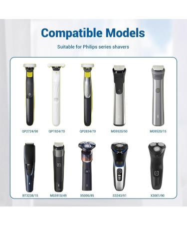 5V Chargeur Rasoir pour Philips Compatible avec Philips One Blade 360 QP2724 QP2734 QP2834 QP2824 QP1924 QP4631 QP4530 MG7931 MG7962 Chargeur Adaptateur avec USB C ble 1M - Buy Online on GoSupps.com