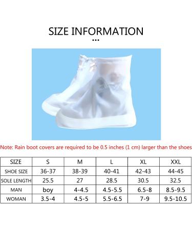 XL Transparent Rain Boot Waterproof Shoe Covers - Non-Slip, Reusable PVC Rubber Sole Overshoes for Outdoor Activities - Buy Online on GoSupps.com