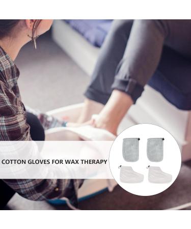 Uonlytech 2 Pairs Gloves Paraffin Wax Booties Wax Bath Foot Cover Paraffin Wax Mitts Wax Bath Mitts Disposable Foot Covers Paraffin Treatments Paraffin Wax Foot Cover Short Boots Hand Grey - Buy Online on GoSupps.com