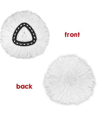 4 Pack Microfiber Spin Mop Refills for O-Cedar Easy Wring Spin Mop - Easy Cleaning Replacement Heads (Pack of 4) - Buy Online on GoSupps.com