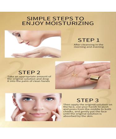 24K Gold Serum for Face - 2 Pack Anti-Aging Moisturizer with Vitamin & Hyaluronic Acid - Dark Spot & Fine Line Treatment - Collagen Booster for Glowing Skin - Buy Online on GoSupps.com