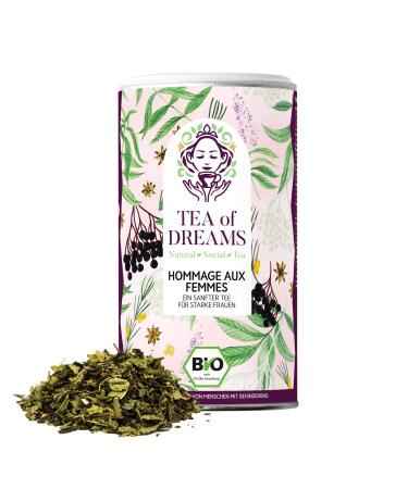 Tea of Dreams Tea for Women Organic | Tribute to Women A Mild Tea for Strong Women | Loose Tea | 30g