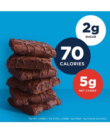 Fiber One 70 Calorie Chocolate Fudge Brownies Snack Bars - 6 ct Pack - Buy Online on GoSupps.com