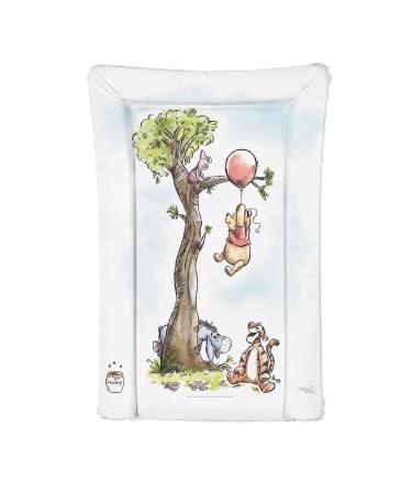 Little Poppets Deluxe Unisex Baby Waterproof Changing Mat with Raised Edges - Winnie the Pooh & Piglet L