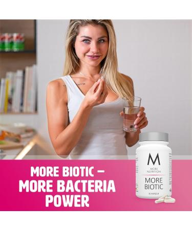 More Biotic: 3-Pack of 30 Vegan Capsules | Supports Intestinal & Vaginal Flora | 32 Billion Probiotics per Capsule | Clinically Studied Strains - Buy Online on GoSupps.com