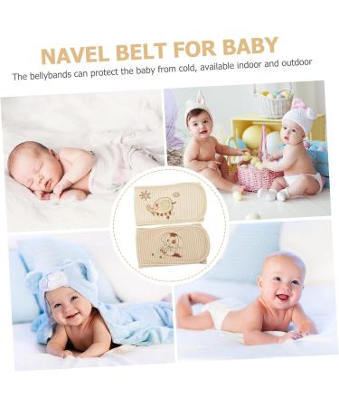 Healeved 2pcs Baby Belly Button Band - Infant Umbilical Cord Care Belt for Newborns - Hernia Support and Navel Warmth - Buy Online on GoSupps.com