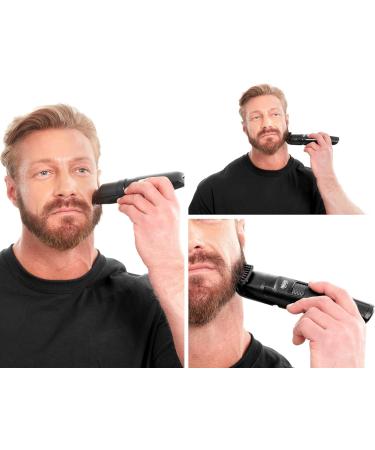 Wahl Beard Trimmer Men Precision Glide Hair Trimmers for Men Mens Stubble Trimmer Male Grooming Set Fully Washable Integrated Cutting Combs Waterproof Beard Trimming Single - Buy Online on GoSupps.com
