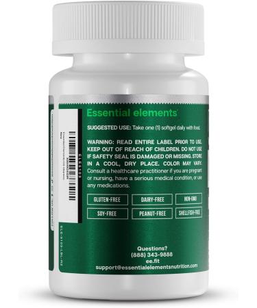 Essential Elements Vitamin D3 5000 IU - Softgels with Olive Oil - Bone Muscle & Immune Support - 90 Count 90 Count (Pack of 1) - Buy Online on GoSupps.com