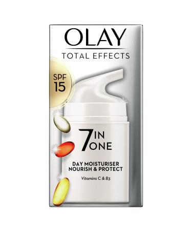 Olay Total Effects 7-In-1 Anti-Ageing Moisturiser With Spf15 Niacinamide Vitamin C And E 50 Ml - Buy Online on GoSupps.com
