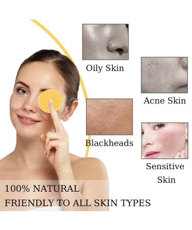 Buy Metyond 60 Pieces Facial Sponges - Eco-Friendly Compressed Face Sponges for Cleansing Exfoliating & Makeup Removal - Reusable & Portable for Daily Use - Buy Online on GoSupps.com