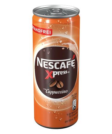 Buy Nescaf Xpress Cappuccino Pack of 12 (12 x 250 ml) - Disposable Coffee | International Shipping Available - Buy Online on GoSupps.com