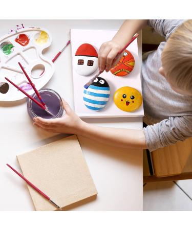 Lulonpon 10-Piece Extra Large Painting Rocks - Smooth Bulk Flat Rocks for Kids - 4-4.3 Inches Gray-Middle - Arts and Crafts Supplies - Buy Online on GoSupps.com