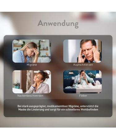 IEA Medical Migraine Mask | Cool Sleeping Mask for Migraine Relief | Headache Relief Cap & Hat for Comfort - Buy Online on GoSupps.com