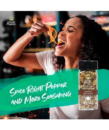 Simply Organic Everyday Blends Pepper & More - 2.2 oz (62 g) - Organic Spice Mix - Buy Online on GoSupps.com