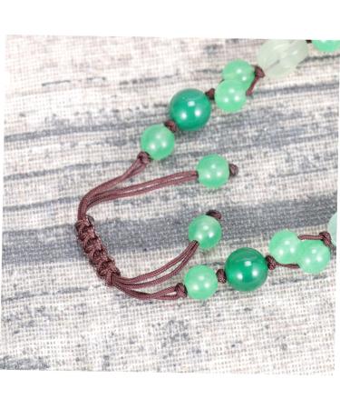 CALLARON 2 Pcs Retro Brace Lace Bead Bracelet for Women Ethnic Bracelet Creative Bead Bracelet Women's Bracelets Adjustable 25.5*2cm Green - Buy Online on GoSupps.com