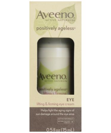 Aveeno Facial Moisturizers Positively Ageless Lifting Firming Eye Cream 0.5 oz