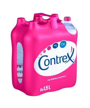 Contrex Natural mineral water - The 6 bottles of 1.5L