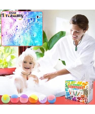Surprise Gemstone Jewelry Bath Bombs for Girls with Essential Oils - Handmade Spa Set for Kids. Perfect Birthday or Christmas Gift - SET1 - Buy Online on GoSupps.com