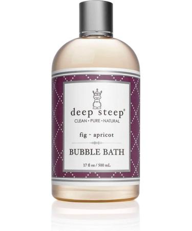 Deep Steep Bubble Bath, Fig Apricot, 17 Ounce 17 Fl Oz (Pack of 1)