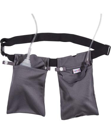 Mastectomy Drainage Pouch & Shower Support - Adjustable Comfort in Dark Gray | Buy Online - Buy Online on GoSupps.com