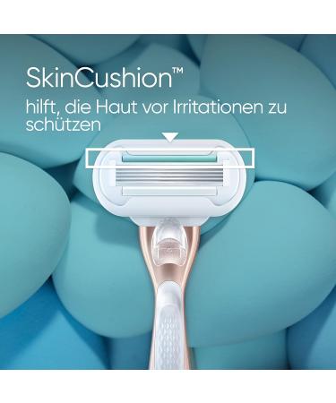 Gillette Venus Deluxe Smooth Sensitive Razor for Women | 9 Blades Included | Perfect Gift | Black Plastic Women's Razor - Buy Online on GoSupps.com