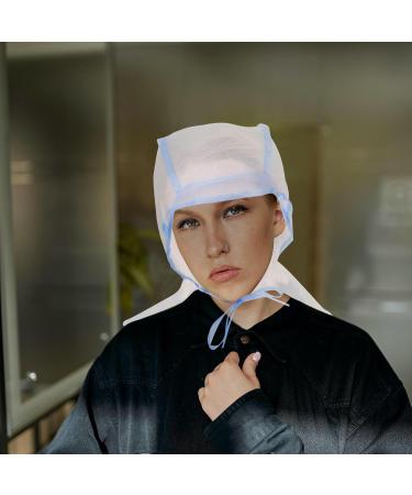 Hohopeti Lot de 12 Bonnets Jetables pour Coloration Capillaire Bleu Taille Unique Film Plastique Imperm able Trous Bonnet de Coiffure de Salon pour M ches Professionnelles et Soins - Buy Online on GoSupps.com