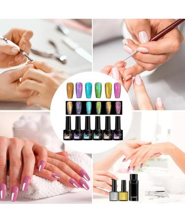 Magnetic Gel Shine Set Manicure Set 6 Pieces for Women Festivals Beauty Lovers - Buy Online on GoSupps.com