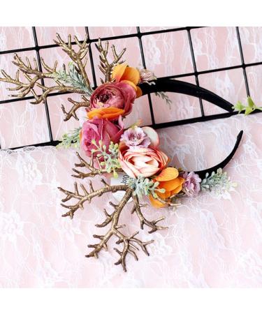 Amosfun Christmas Reindeer Antlers Headband - Festive Holiday Hair Accessory for Christmas Party - Buy Online on GoSupps.com