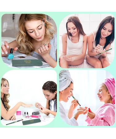 MGGSUG 100% Pure Kolinsky Acrylic Nail Brush - Handmade Round Shape Size 8 for Professional Nail Art Application - Buy Online on GoSupps.com