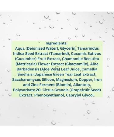 Deme-Dew Japanese Green Tea Facial Toner | Plant-Based Cucumber Chamomile & Aloe Vera | Made in USA | Hydrating & Nourishing Skincare - Buy Online on GoSupps.com