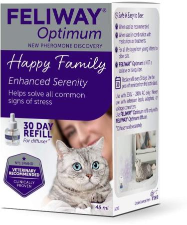 FELIWAY Optimum Refill - Ease Cat Anxiety, Conflict, and Stress at Home - Buy Online on GoSupps.com