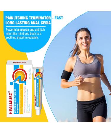 Buy Hemorrhoid Cream with 4% Lidocaine & 0.25% Phenylephrine | Fast Relief for Pain Swelling & Itching - 1.5 oz & 3 oz Ointment - Buy Online on GoSupps.com