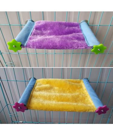 Cozy Winter Bird Nest House Bed Hammock Toy for Parrot Parakeet Cockatiel Conure African Grey - Perfect for Eclectus, Amazon, Lovebird, and More | Ideal for Hamsters, Rats, Chinchillas, and Small Pets - Cage Perch Included - Buy Online on GoSupps.com